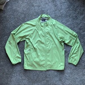 Adidas climate green windbreaker